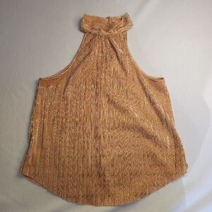 Pleated Anthropology halter top Size XS